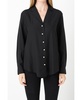 Women's Pearl Button Collared Shirt