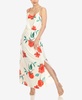 Women's Floral Strap Maxi Dress