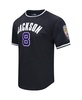 Men's Lamar Jackson Black Baltimore Ravens Mesh Player Name and Number Top