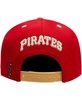 Men's White, Red Pittsburgh Pirates Strawberry Ice Cream Drip Snapback Hat