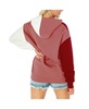 Women's Crimson Oklahoma Sooners Hall of Fame Colorblock Pullover Hoodie