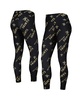 Women's Black New Orleans Saints Breakthrough Allover Print Leggings