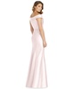 Off-The-Shoulder Satin Gown