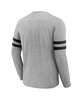 Men's NFL x Darius Rucker Collection by Heather Gray Carolina Panthers Henley Long Sleeve T-shirt