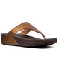 Women's Lulu Metallic Leather Toe-Post Sandals