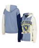 Women's Navy West Virginia Mountaineers Hall of Fame Colorblock Pullover Hoodie