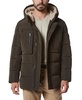 Men's Yarmouth Micro Sheen Parka Jacket with Fleece-Lined Hood