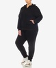 Plus Size Fleece Lined 2 Pc Tracksuit Set