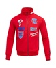 Men's Red Philadelphia Phillies Fast Lane Full-Zip Track Jacket