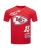 Men's Patrick Mahomes Red Kansas City Chiefs Fast Lane Name Number Player T-Shirt