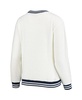 Women's Cream and Navy St. Louis Blues Granite Sherpa Pullover Sweatshirt