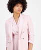 Women's Faux Double-Breasted Scrunch-Sleeve Blazer, Exclusively at Macy's