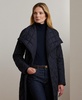 Women's Asymmetric Belted Quilted Coat