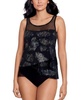 Women's Iridium Mirage Underwire Tankini Top & High-Waist Tummy-Control Bikini Bottoms