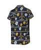 Women's Navy Milwaukee Brewers Flagship Allover Print Top and Shorts Sleep Set