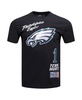 Men's Jalen Hurts Black Philadelphia Eagles Fast Lane Name Number Player T-Shirt