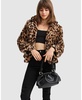 Women's Last Call Leopard Faux Fur Jacket