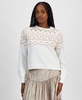 Women's Fair Isle Crewneck Sweater, Exclusively at Macy's