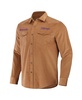 Men's NFL x Darius Rucker Collection by Tan Minnesota Vikings Western Button-Up Shirt