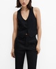 Women's Linen Suit Vest