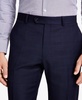 Men's Modern-Fit TH Flex Stretch Plaid Wool Blend Suit Pants