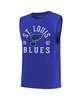 Men's Threads Blue St. Louis Blues Softhand Muscle Tank Top