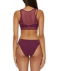 Women's Muse Mesh-Overlay Multi-Way Bralette Bikini Top & Mesh-Inset Side-Tie Bottoms