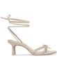 Women's Maison Ankle-Tie Bow Kitten-Heel Dress Sandals