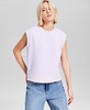 Women's Scuba Crewneck Sleeveless Top, Created for Macy's