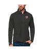 Men's Charcoal Washington Nationals Tribute Quarter-Zip Pullover Top