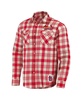 Men's Darius Rucker Collection by Red St. Louis Cardinals Plaid Flannel Button-Up Shirt