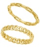 Women's Stack Chain Ring Set