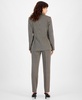 Women's Houndstooth Mid-Rise Straight-Leg Ankle Pants, Created for Macy's 