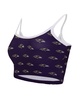 Women's Purple Baltimore Ravens Gauge Lounge Bralette