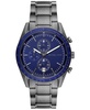 Men's Warren Quartz Chronograph Gunmetal-Tone Stainless Steel Watch 42mm