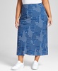 Plus Size Polka Dot Maxi Skirt, Created for Macy's