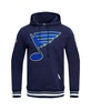 Men's Navy St. Louis Blues Retro Classic Fleece Pullover Hoodie