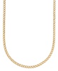 Silver, Gold Plated Brass Chain Necklace