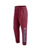 Men's Burgundy Colorado Avalanche Chop Block Fleece Sweatpants