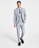 Men's Wool Slim-Fit Sharkskin Suit Separates, Created for Macy's