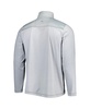 Men's Gray Seattle Seahawks On Deck Island Zone Half-Zip Jacket