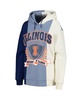 Women's Navy Illinois Fighting Illini Hall of Fame Colorblock Pullover Hoodie