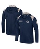 Men's Navy Georgetown Hoyas OHT Military Appreciation Quarter-Zip Hoodie Jacket