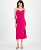 Women's Cowl-Neck Spaghetti Strap Side-Slit Dress, Created for Macy's