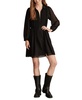 Women's Pleated Chiffon Shirtdress