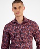 Men's Slim-Fit Floral Dress Shirt, Created for Macy's