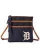 Detroit Tigers Infield Triple Zip Crossbody Purse