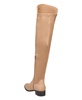 perfect  womens faux leather pointed toe knee-high boots