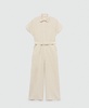 Women's Belt Long Jumpsuit