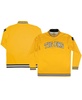 Men's Gold Missouri Tigers Throwback Basketball Quarter-Zip Pullover Top